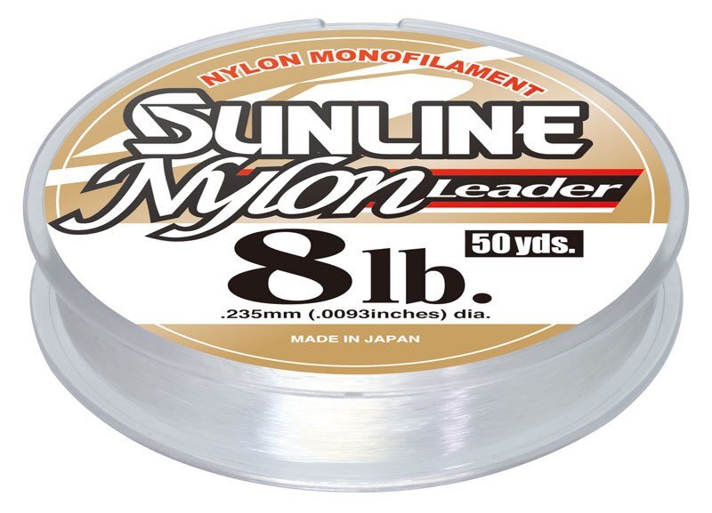 Sunline Nylon Monofilament Leader Wheel 50 Yards