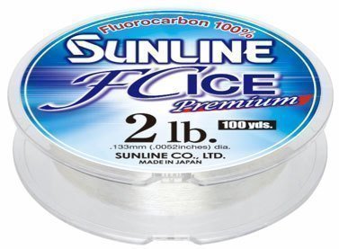 Sunline FC Premium Ice Fluorocarbon Line 2 lb.; Clear
