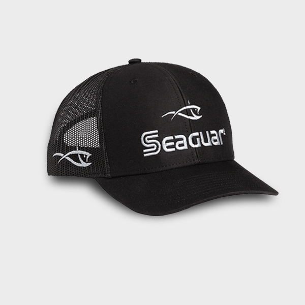 Seaguar Logo Richardson 112 Trucker Cap Black