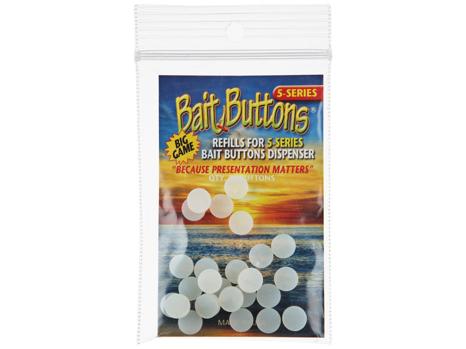 Bait Buttons Big Game Bait Button Refill Buttons 25 pack