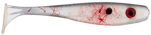 Big Bite Baits Suicide Shad 3 1/2 inch Paddle Tail Swimbait 5 pack - Bleeding Shad