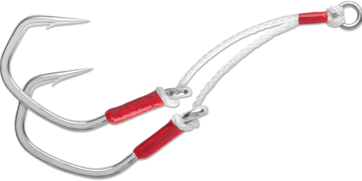 double assist hooks for shark fishing VMC TechSet Heavy-Duty Tandem Lure Fishing Sim World these hooks make finesse WEIGHT_specs005:215g Model:CFLT3000-C