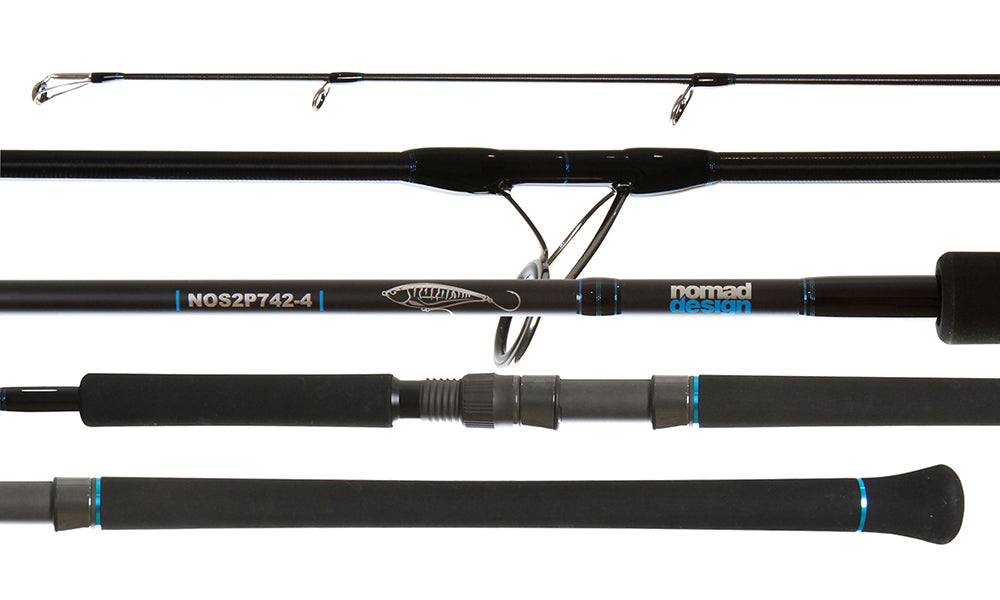 Nomad 2020 Offshore Spin Rods With Free Gift 8ft 3in 2pc PE 5-8
