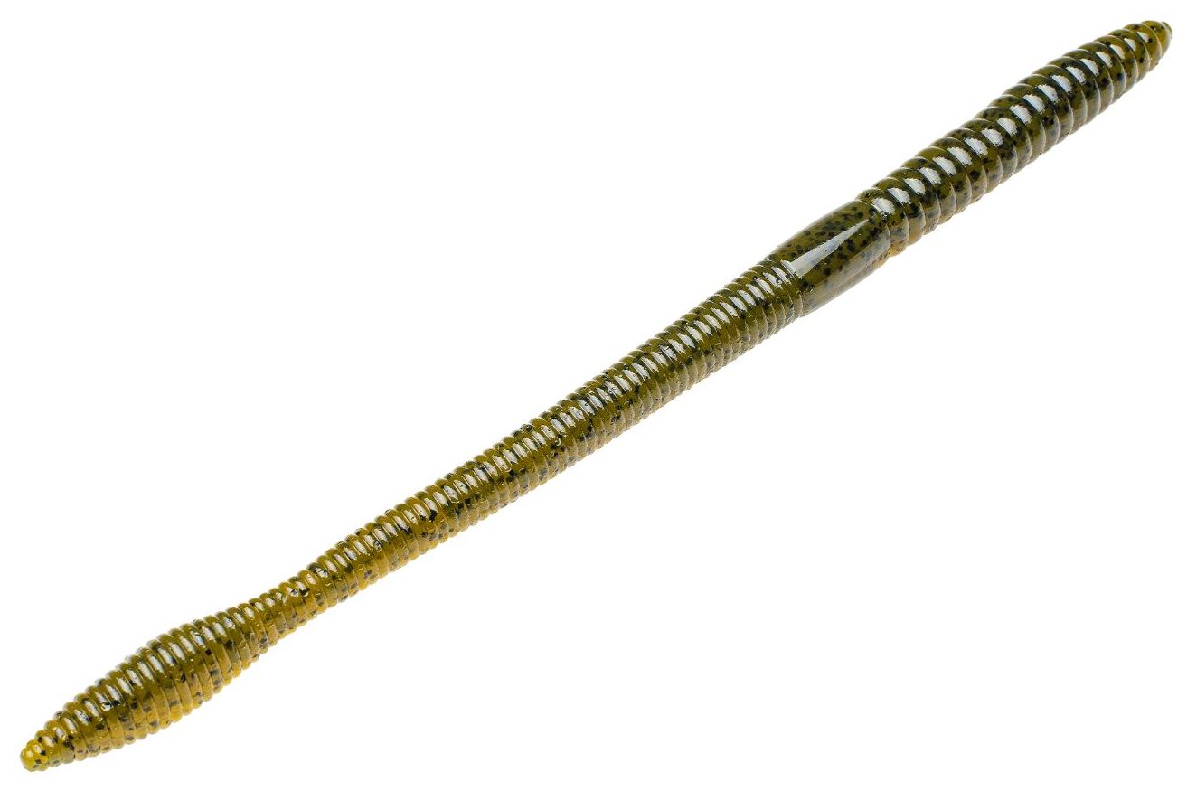 Strike King Bull Worm - 10in Plum Apple Strike King Bull Worm - 10in Plum Apple