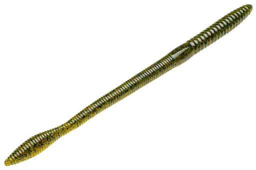 Strike King KVD Bull Worm 10 inch Soft Plastic Worm 5 pack - Watermelon Red Flake