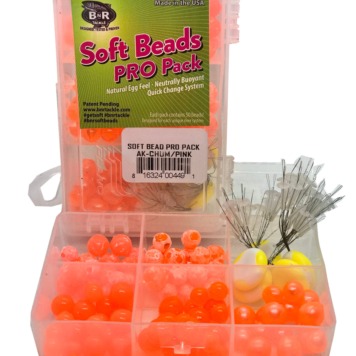BnR Tackle Soft Bead Alaska Chum/Pink Pro Pack — Discount Tackle