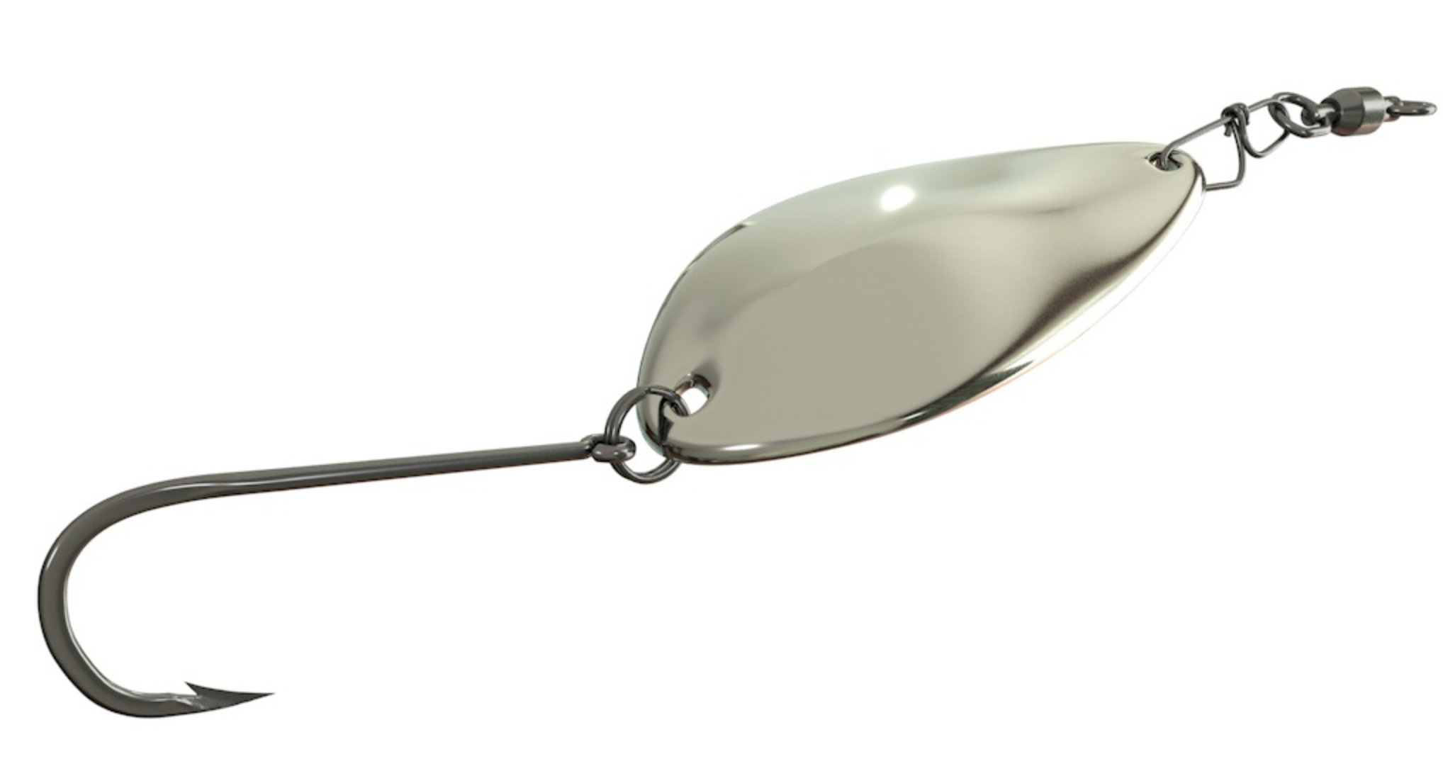 stainless steel fishing spoon, stainless steel fishing spoon