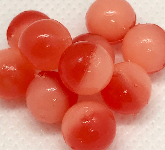Great Lakes Steelhead co. Trick Em' Beads Pearled Series 10mm Blood Red -  All Seasons Sports