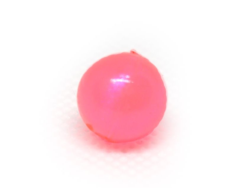 BnR Tackle Soft Beads | Pink Sheen; 12 mm