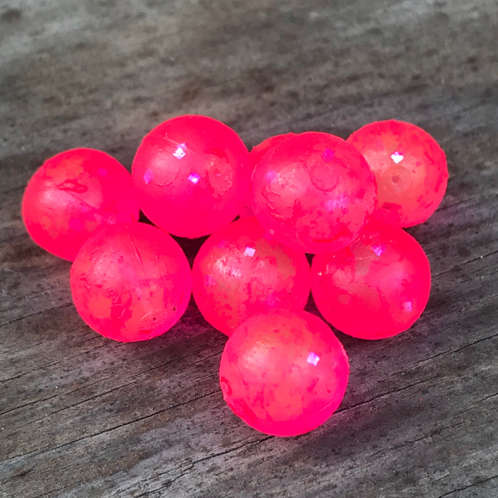 10mm 100 Ct Round Translucent Purple Beads USA Fishing Tackle Free