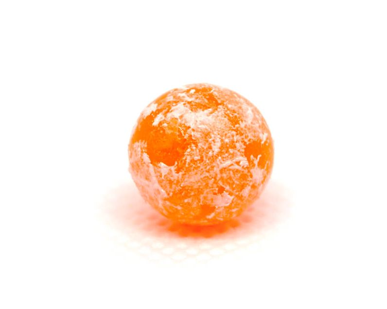 Mottled Fishing Bait Orange Clear Size 10mm Package of 15