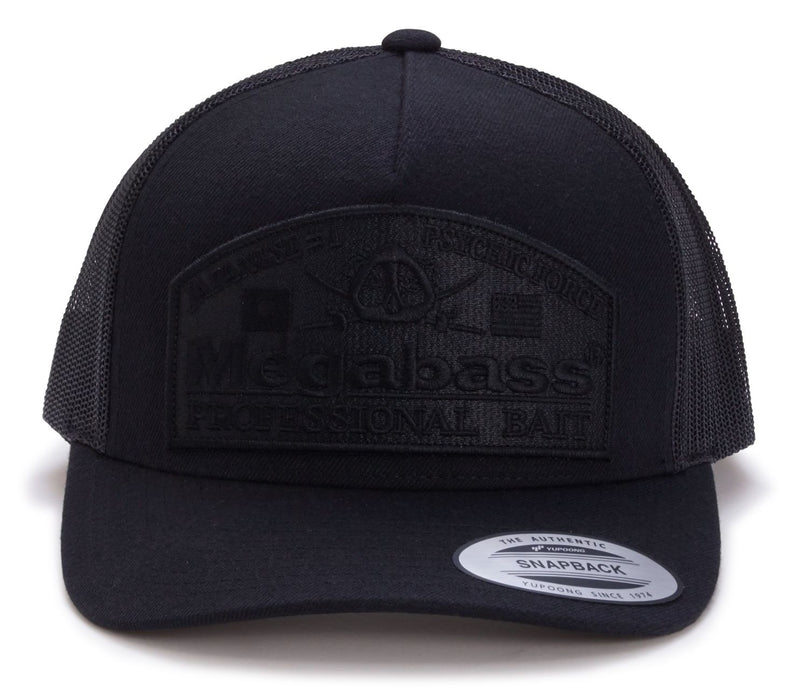 Megabass Psychic Trucker Blackout Hat