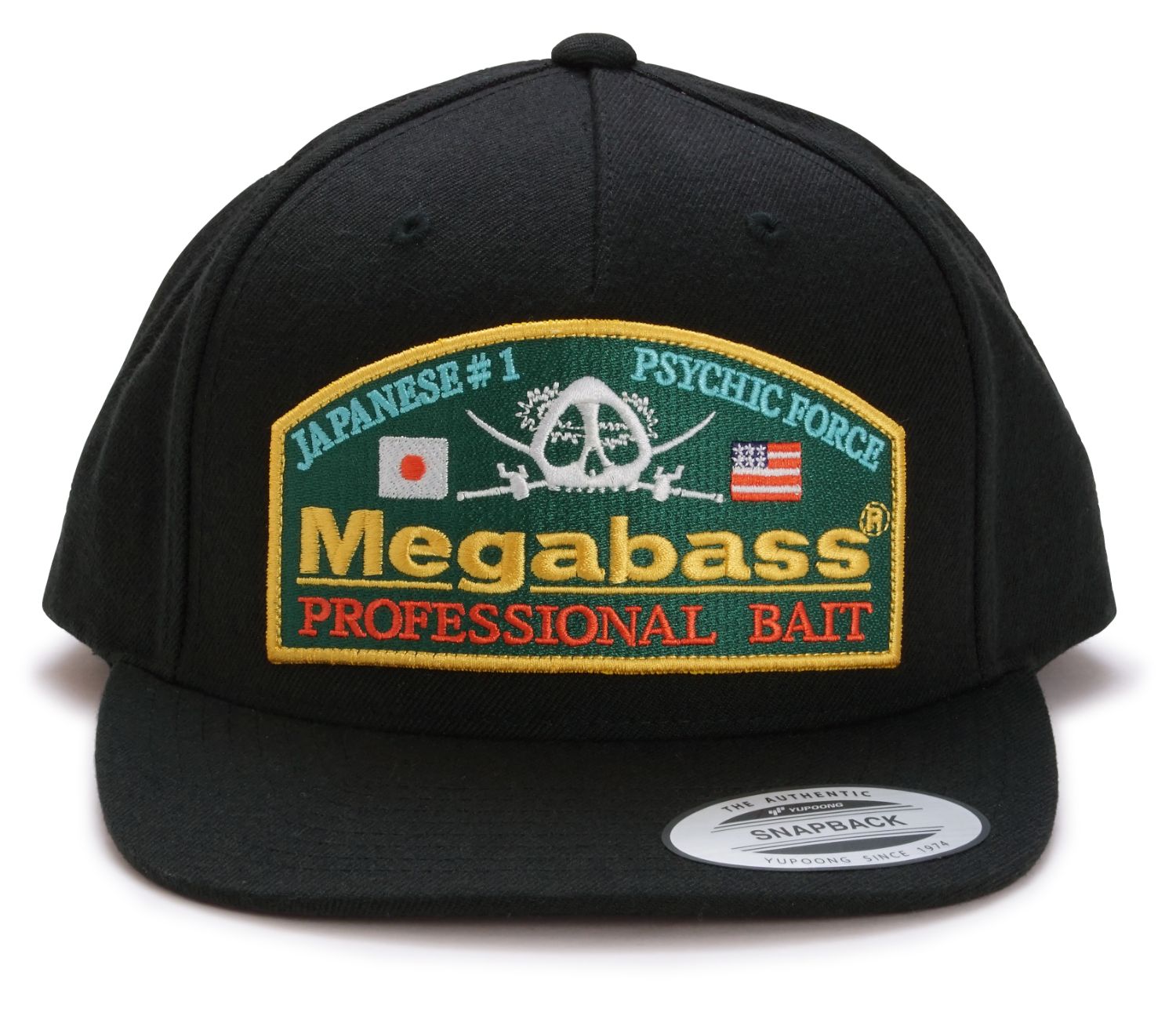 Megabass Psychic Snapback - Black / Green