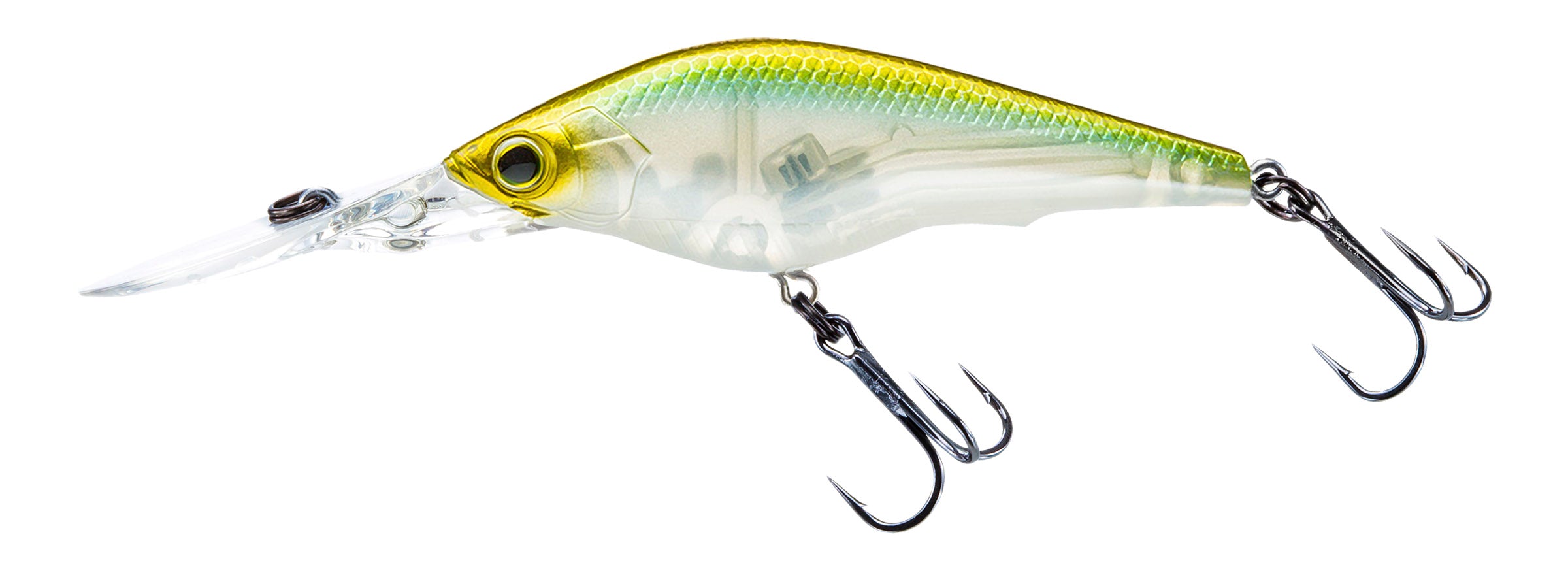Duel R1382-GSPS Hardcore Shad SR 60SF 60mm 238, Ghost Pearl Shad