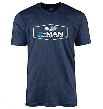 Z-Man Chatterbait Teez Short Sleeve T-Shirt Navy Blue / 3XL