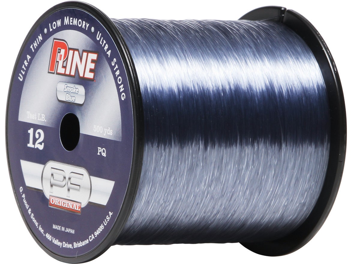 P-Line Original Copolymer Monofilament Smoke Blue — Discount Tackle