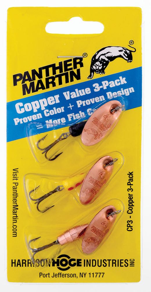 Panther Martin 1/4 Oz Chrome Red Plated Blade Deluxe Spinner