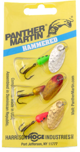 Hammered Gold Spinners  Panther Martin Fishing Lures