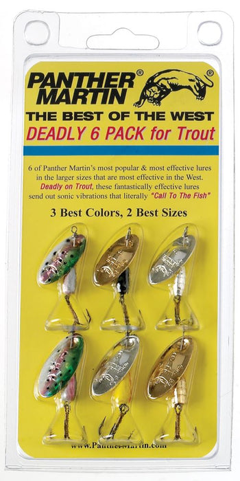 Panther Martin Best of the West 6 Pack Spinner Kit