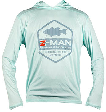Z-Man Bass Logo Tech HoodieZ Seagrass / Large