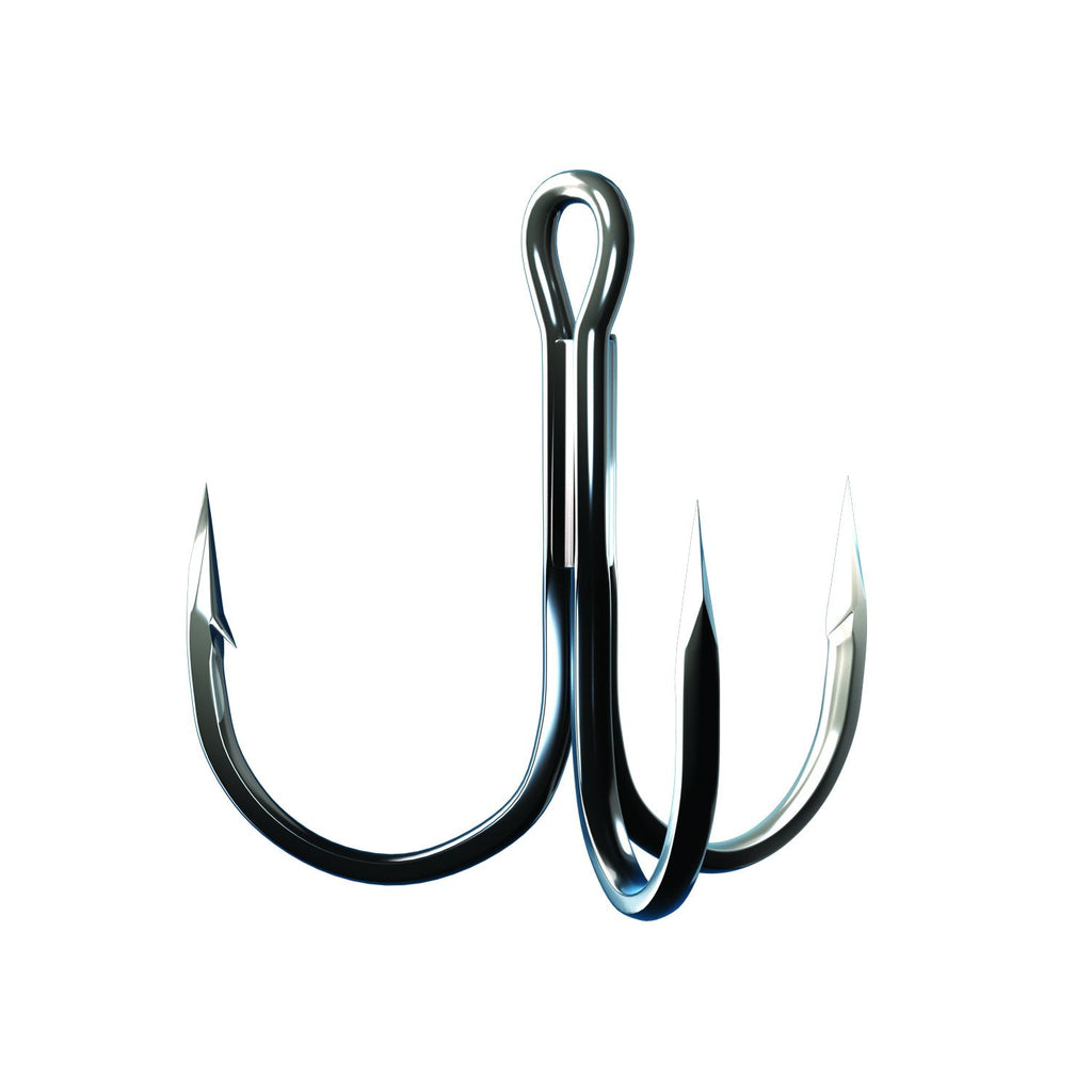 Trokar TK934P 3X Round Bend Treble Hooks 2