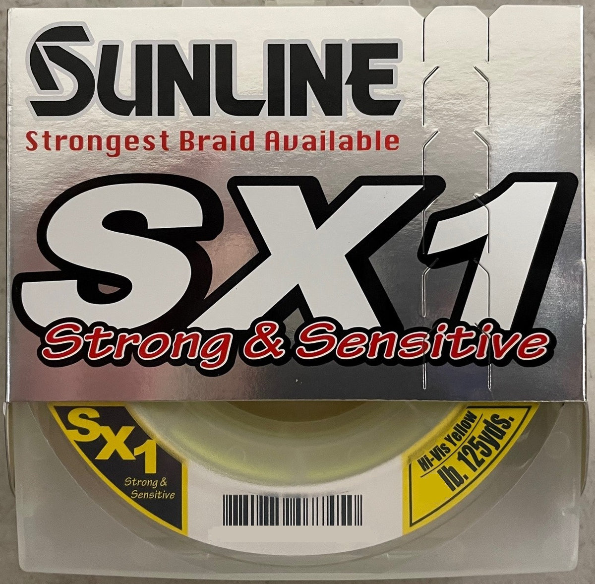 Sunline SX1 Braid Line 16lb-600yd Hi-Vis Yellow
