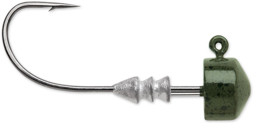 VMC Ned Rig Jig Head 4-pack - Green Pumpkin