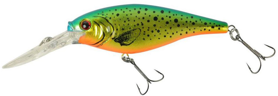  Berkley Flicker Shad Fishing Lure, Flashy Chartreuse, 5/16  Oz, 2 3/4in7cm Crankbaits, Size, Profile And Dive Depth Imitates Real Shad,  Equipped
