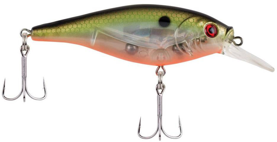  Berkley Flicker Shad Shallow Fishing Lure, Firetail Hot  Perch, 2/7 Oz, 2 3/4in 7cm Crankbaits, Size, Profile And Dive Depth  Imitates Real Shad, Equipped