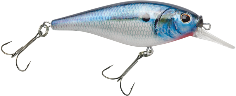 Berkley Flicker Shad Shallow Fishing Lure, Blue Smelt, 2/7 oz, 2 3/4in |  7cm Crankbaits, Size, Profile and Dive Depth Imitates Real Shad, Equipped