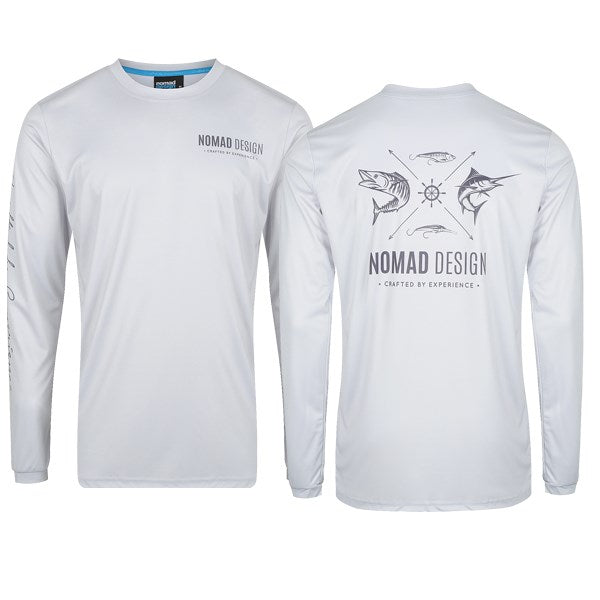Nomad Design Long Sleeve Fishing Tech Shirt - Wayfarer — Discount