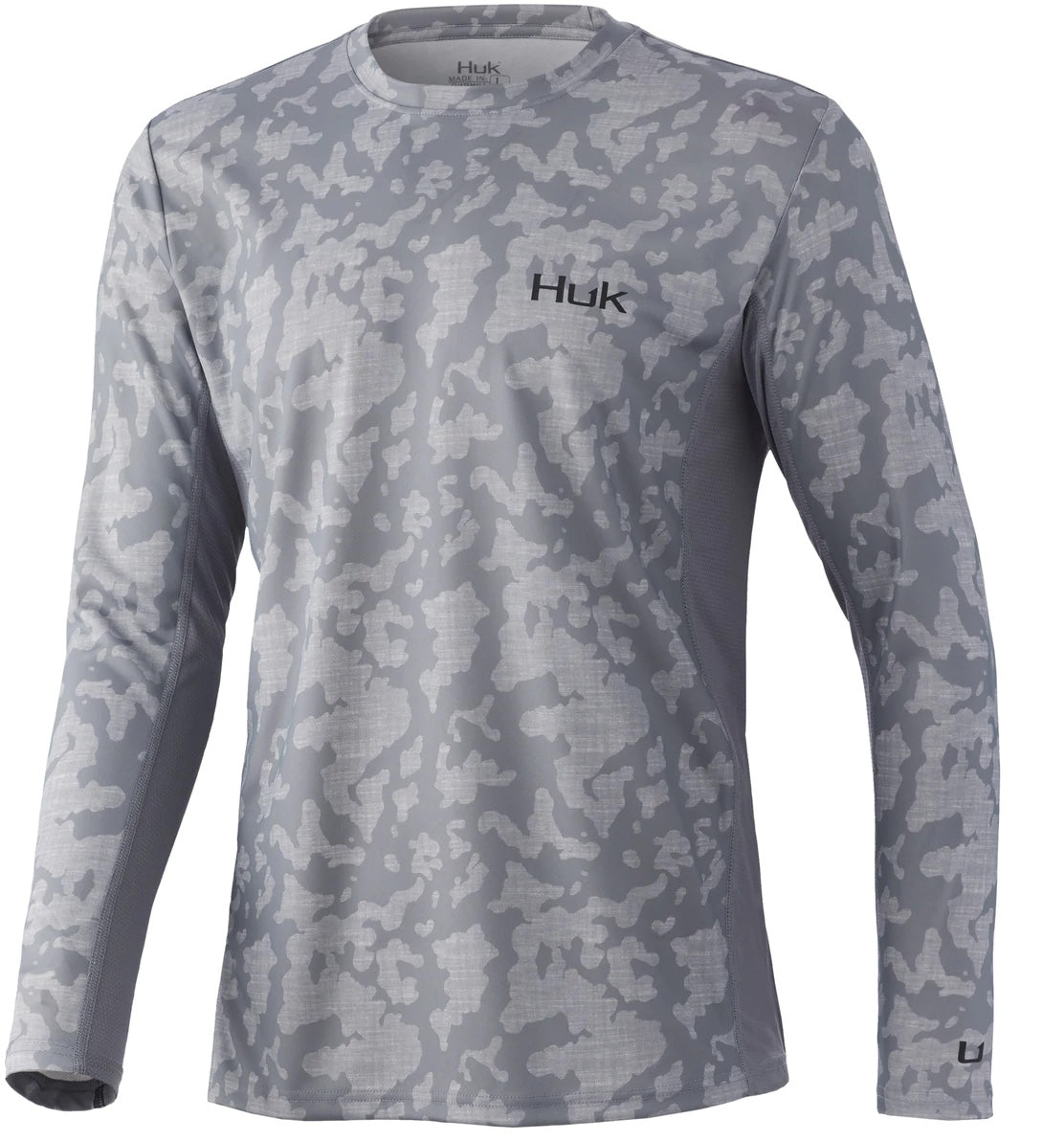 Huk Icon x Running Lakes Long Sleeve Shirt - Overcast Grey - L