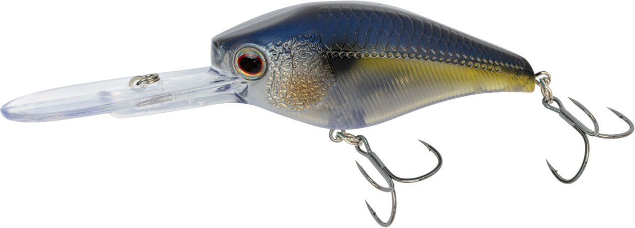 design fishing lures Nomad Design D-Trak 80 Deep Crankbait 3.25in Brown Craw