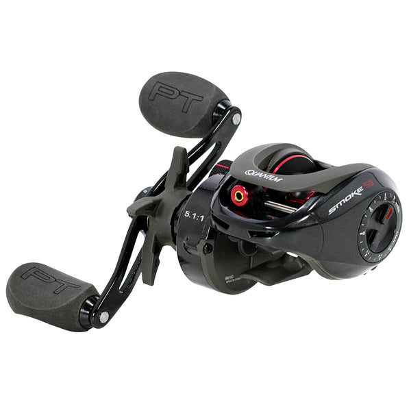 quantum smoke pt vs shimano curado Quantum Smoke S3 Baitcasting Reel — Discount Tackle