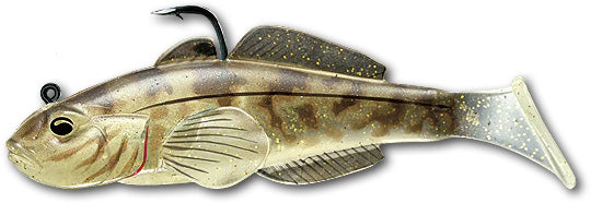 LIVETARGET Goby Paddle Tail Swimbait 3 pack