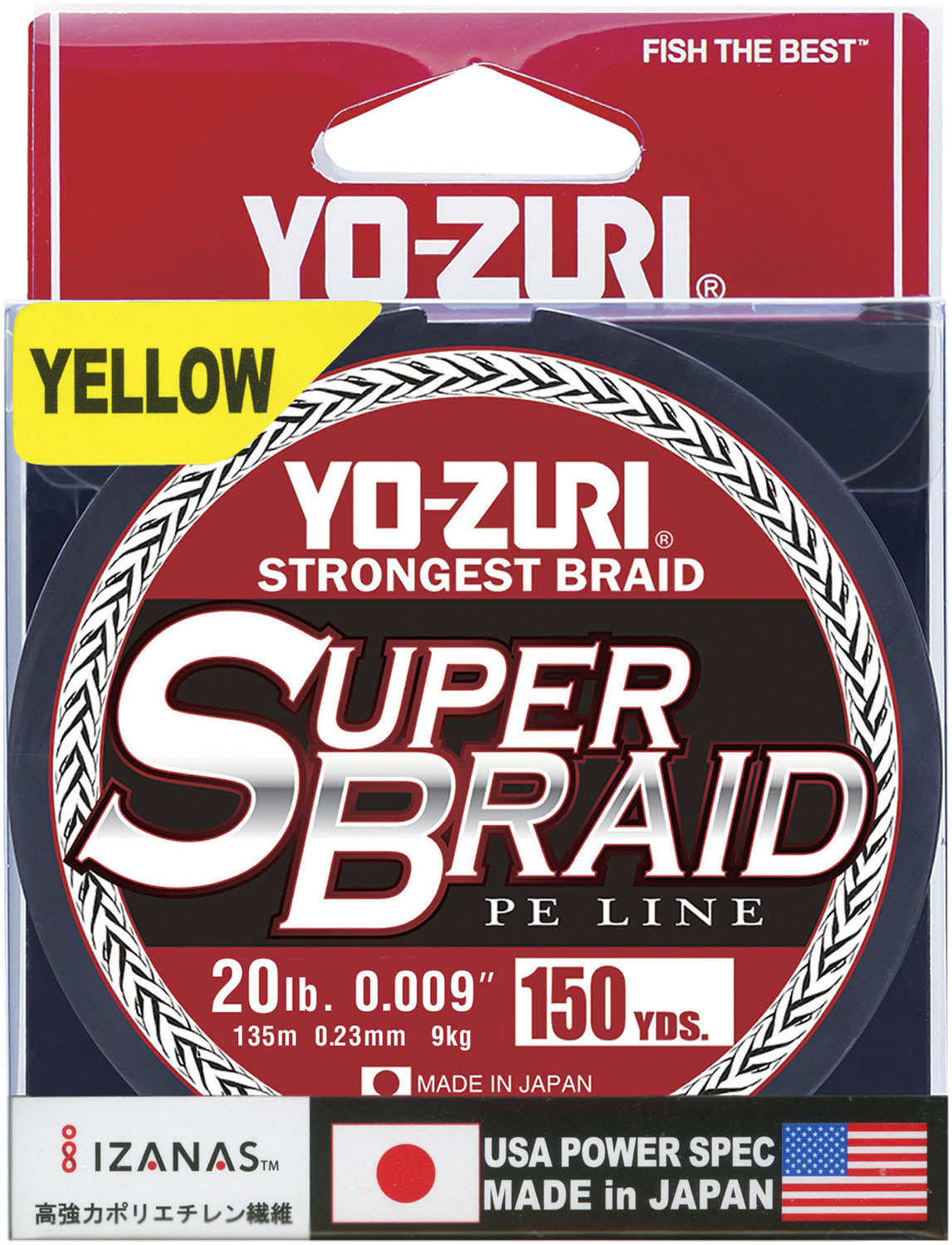 Yo-Zuri SuperBraid Yellow 20 lb