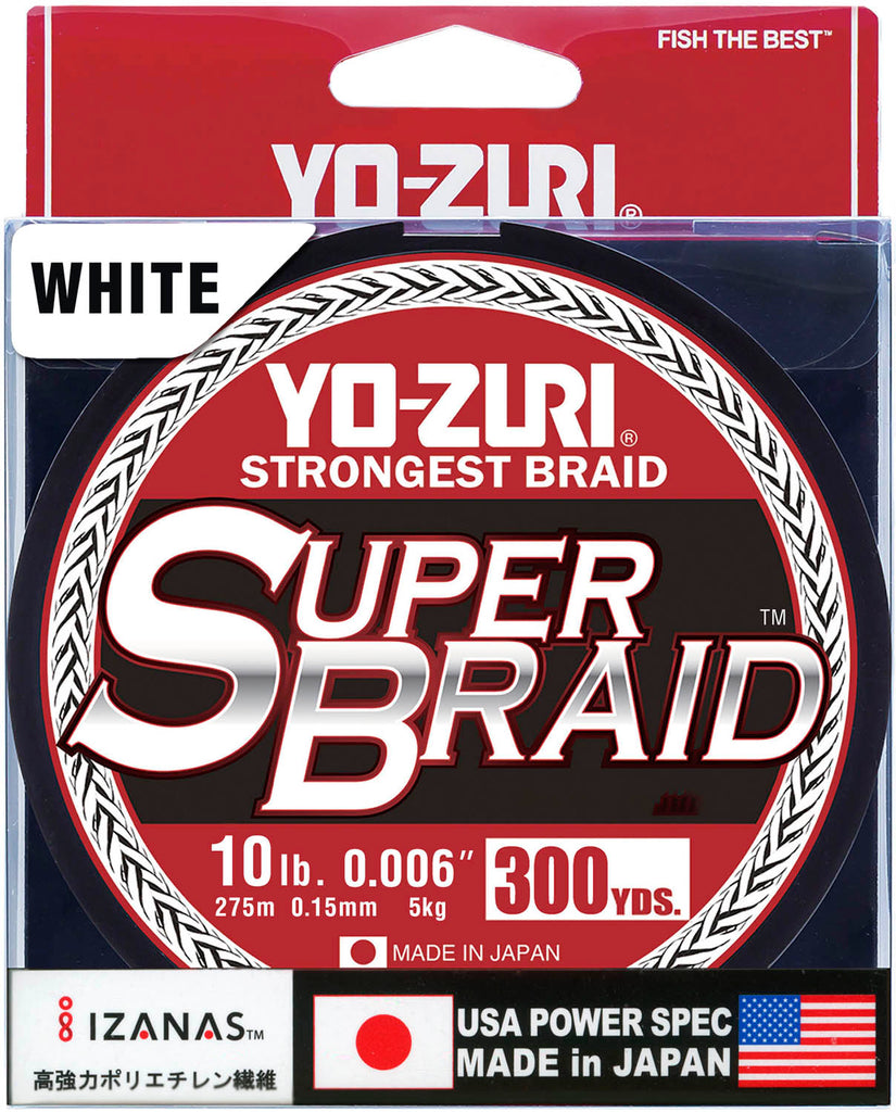 Yo-Zuri SuperBraid 330yd YZSB80LB5C330Y