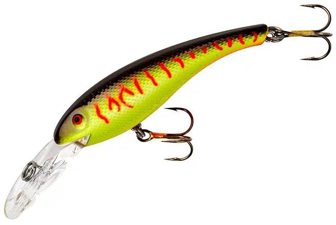 Cotton Cordell Suspending Wally Diver - Yellow Brown Tiger