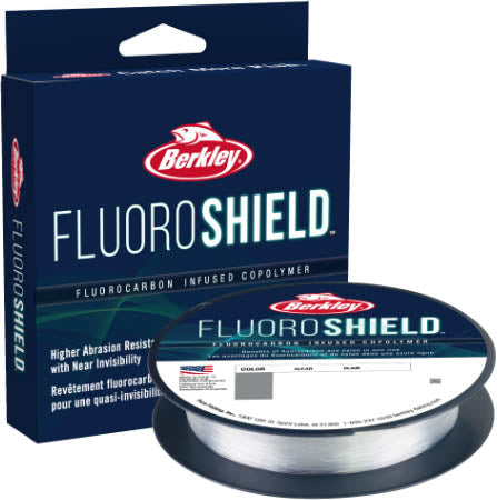 berkley 3 pound fluorocarbon ice fishing line Berkley FluoroShield 4lb