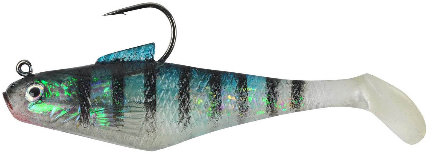 berkley berkley powerbait original swim shad fishing soft bait product Berkley 1307655 PowerBait Swim Shad 3-inch Firetiger