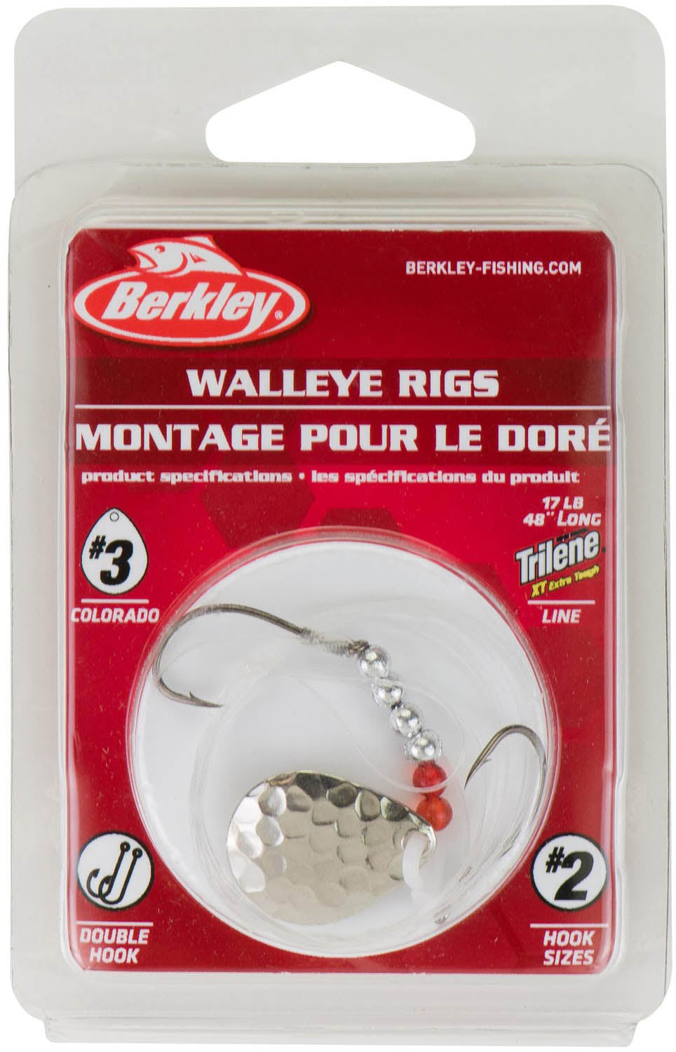 colorado hooks per line fishing Berkley Walleye Rig Colorado Blade — Discount Tackle