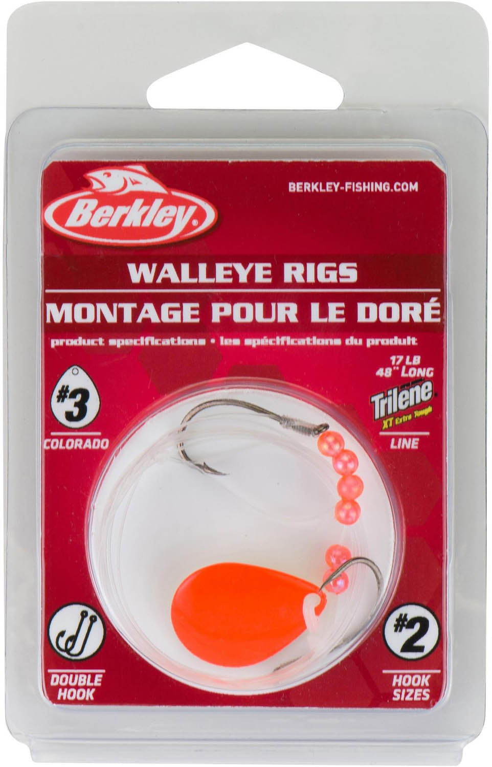 colorado hooks per line fishing Berkley Walleye Rig Colorado Blade — Discount Tackle