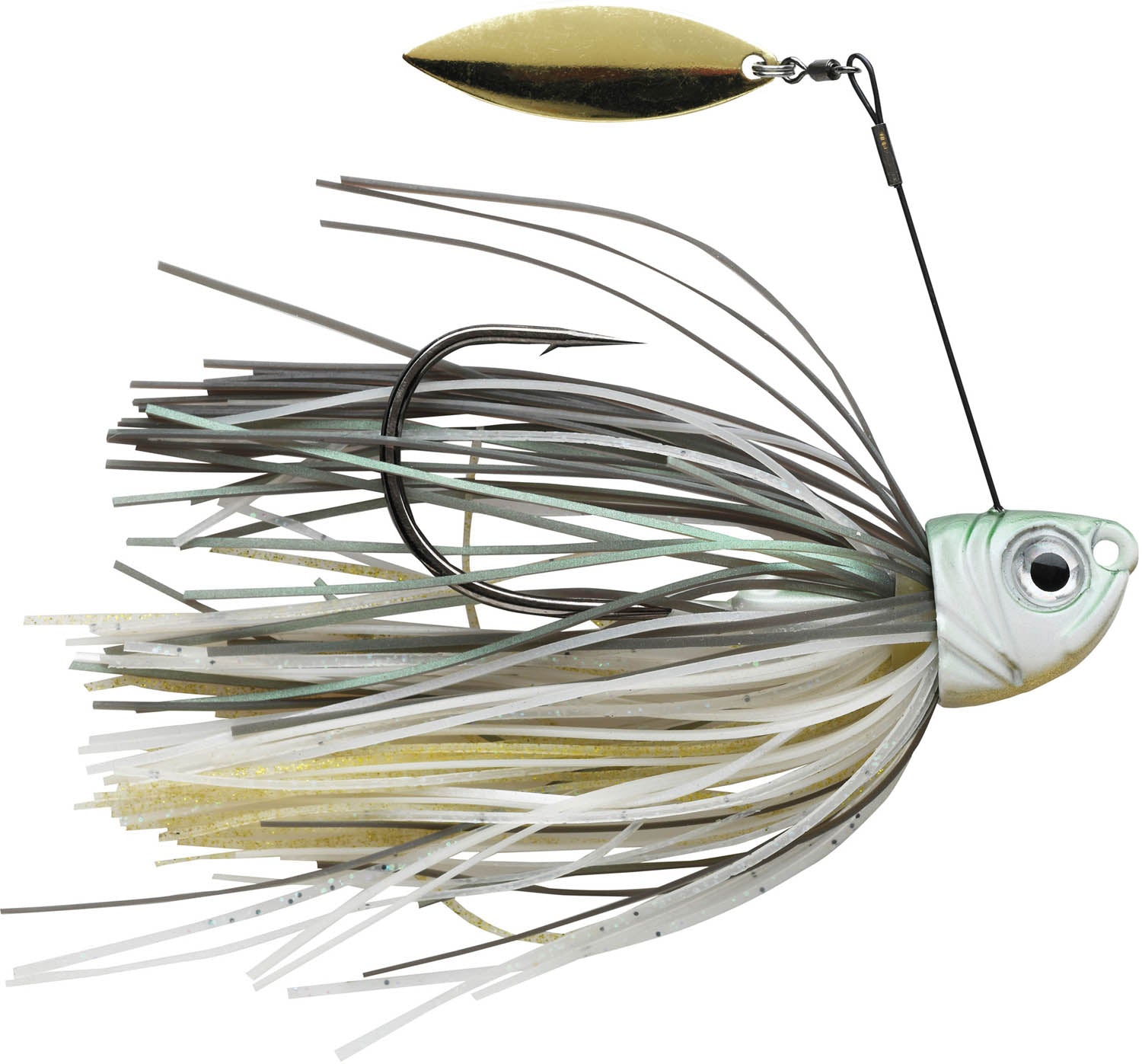 easy genius fishing lure 1st Gen Fishing FlashX Swim Jig 1/2oz Smoke Shad SWIM12-11