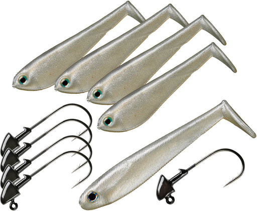 XhuangTech Alabama Rig Baits, Umbrella Fishing Lure Rig Kit with Pre-Rigged  Soft Swimbaits with Ultra-Sharp Hooks, Trolling Umbrella Rigs for Stripers