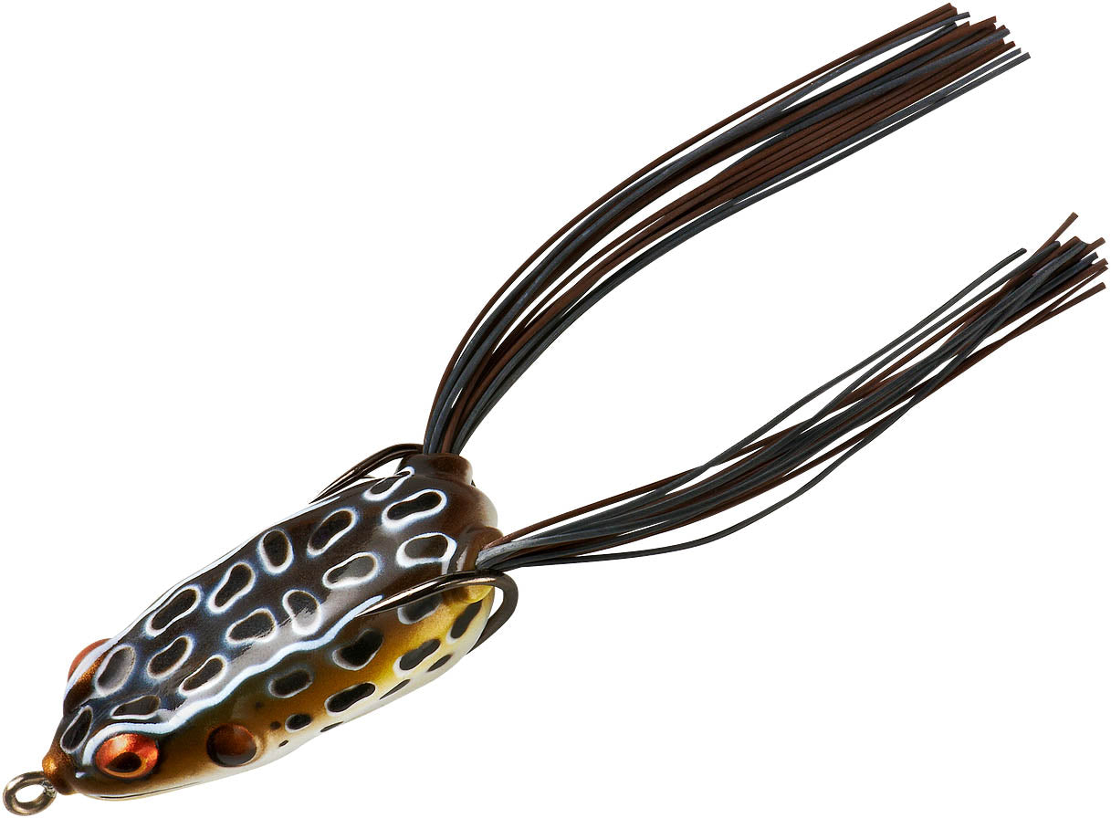 BOOYAH Pad Crasher 3-Pack Topwater Bass Fishing Hollow Body Frog Lure with  Weedless Hooks