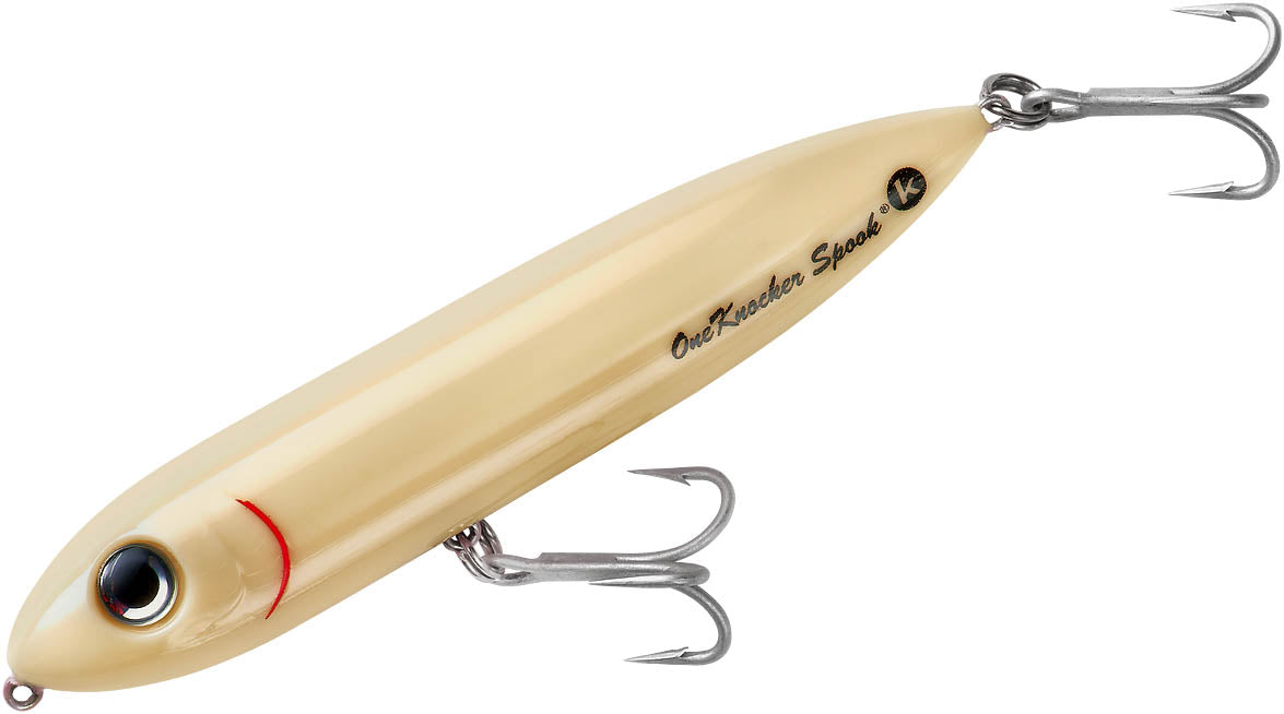 Heddon One Knocker Spook Topwater Fishing Lure for Saltwater and  Freshwater, 4 1/2 Inch, 3/4 Ounce