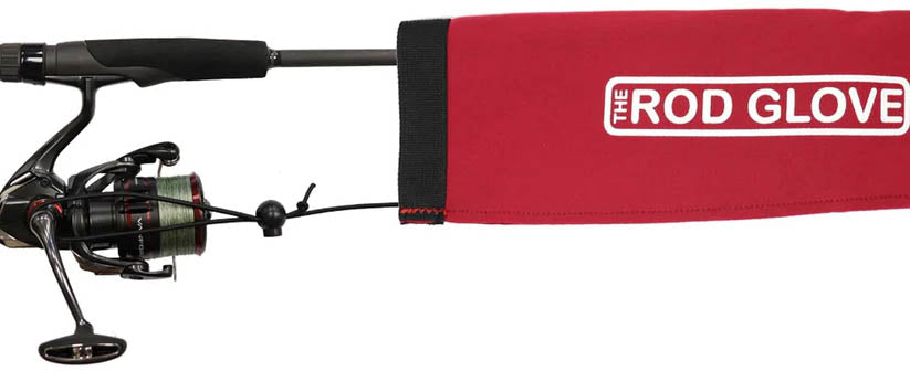 The Rod Glove Tournament Series Spinning Rod Cover Red