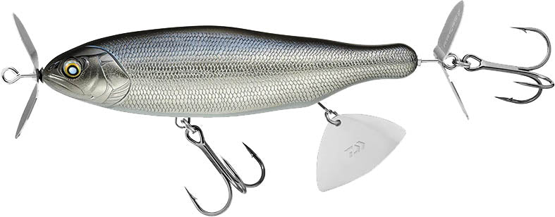 bassmaster bass lure bpp6-08 brook silver lure Double6 'Sexy Shad' In-line Spinnerbait: Pike, Bass Sasquatch Co virtually guarantee vicious strikes A six-pack of topwaters that
