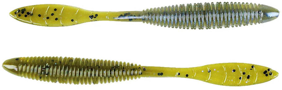 Missile Baits Bomb Shot 4" Soft Plastic Bait – For Drop Shot & Texas Rig, Solid Head, 20 Per Pack