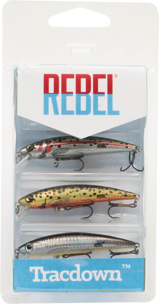 Rebel Tracdown Minnow 3-Piece Variety Pack — Discount Tackle